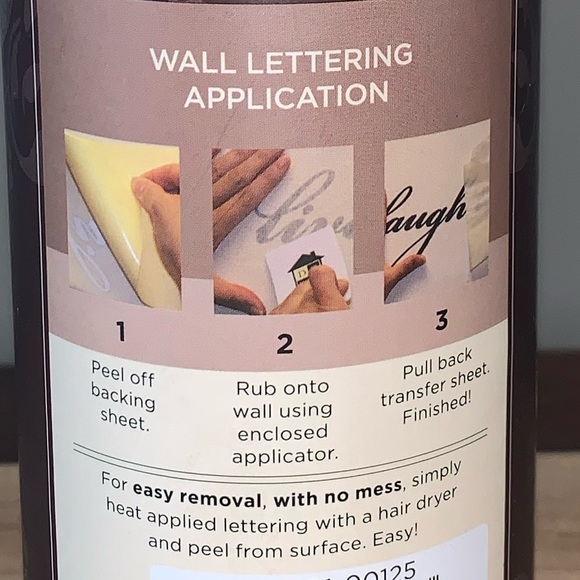 Wall Lettering Application - NWT! - Picture 4 of 4